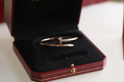 Cartier Juste un Clou Pink Gold Bracelet Diamonds