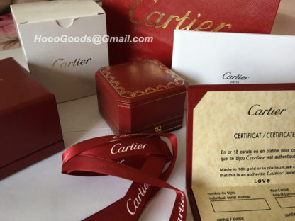 Cartier Ring Box packaging sets and paper certificate