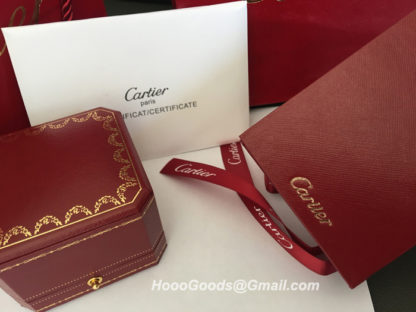 Cartier Packaging: Cartier Red Box, Cartier Certificate, Cartier Gift Ribbon, Cartier Shopping Bag