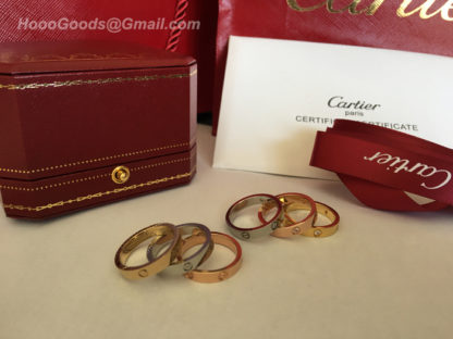 Cartier Love Ring SM yellow gold, white gold, pink gold