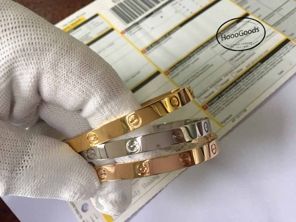 Shipped CARTIER LOVE BRACELETS to Customer in the U.S. BY DHL!