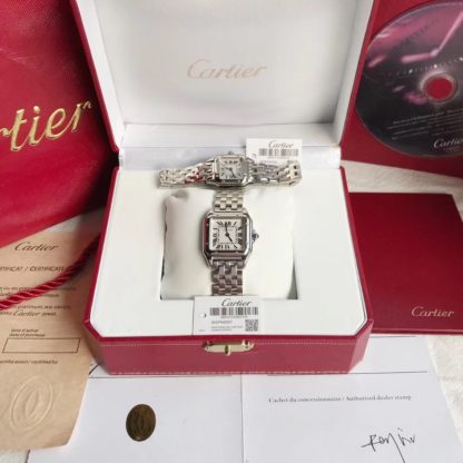 Cartier Panthere Watch Small and Medium white gold