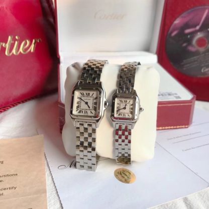Cartier panthere watch small vs medium steel