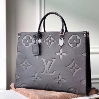 Louis Vuitton OnTheGo GM Black Monogram Empreinte Leather M44925