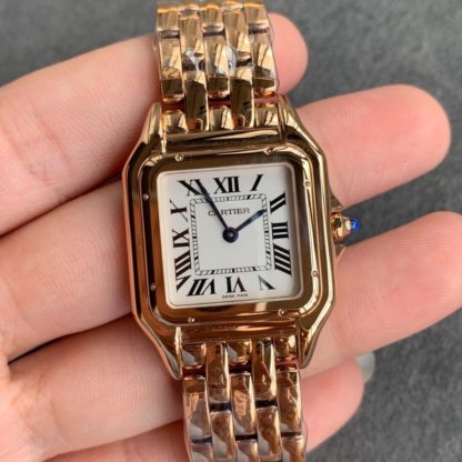 Panthere De Cartier Watch Small Pink Gold WGPN0006