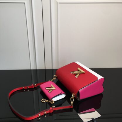 M55909 Louis Vuitton twist pm Red/Pink/White