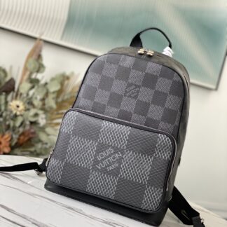 Louis Vuitton Campus Backpack Damier Graphite Canvas in Black LV N50009