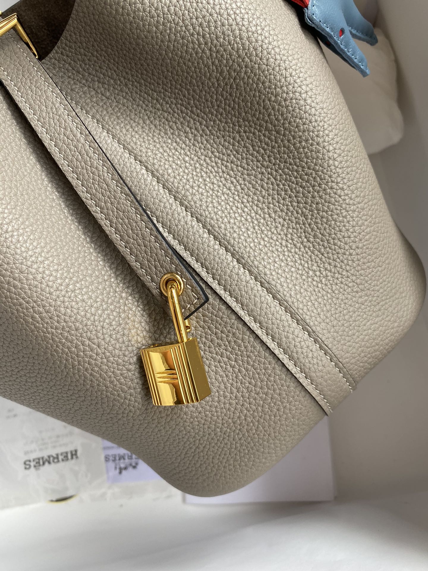 Hermes Picotin 18 PM & 22 MM Lock Bag Gris Asphalte With Gold And ...