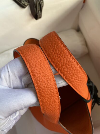 Orange Hermes Picotin LOCK BAG