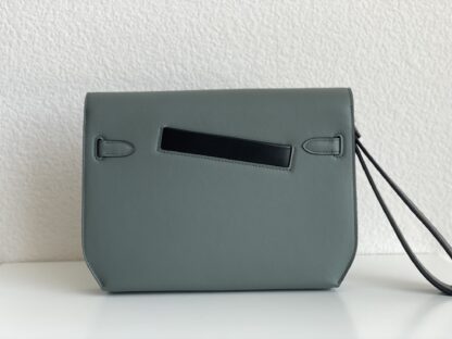 Hermes colormatic Kelly depeches 25 pouch Vert Amande