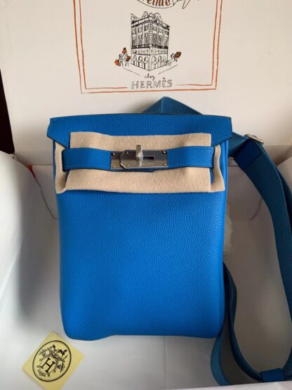 REAL 1:1 HANDMADE HERMES HAC A DOS BACKPACK