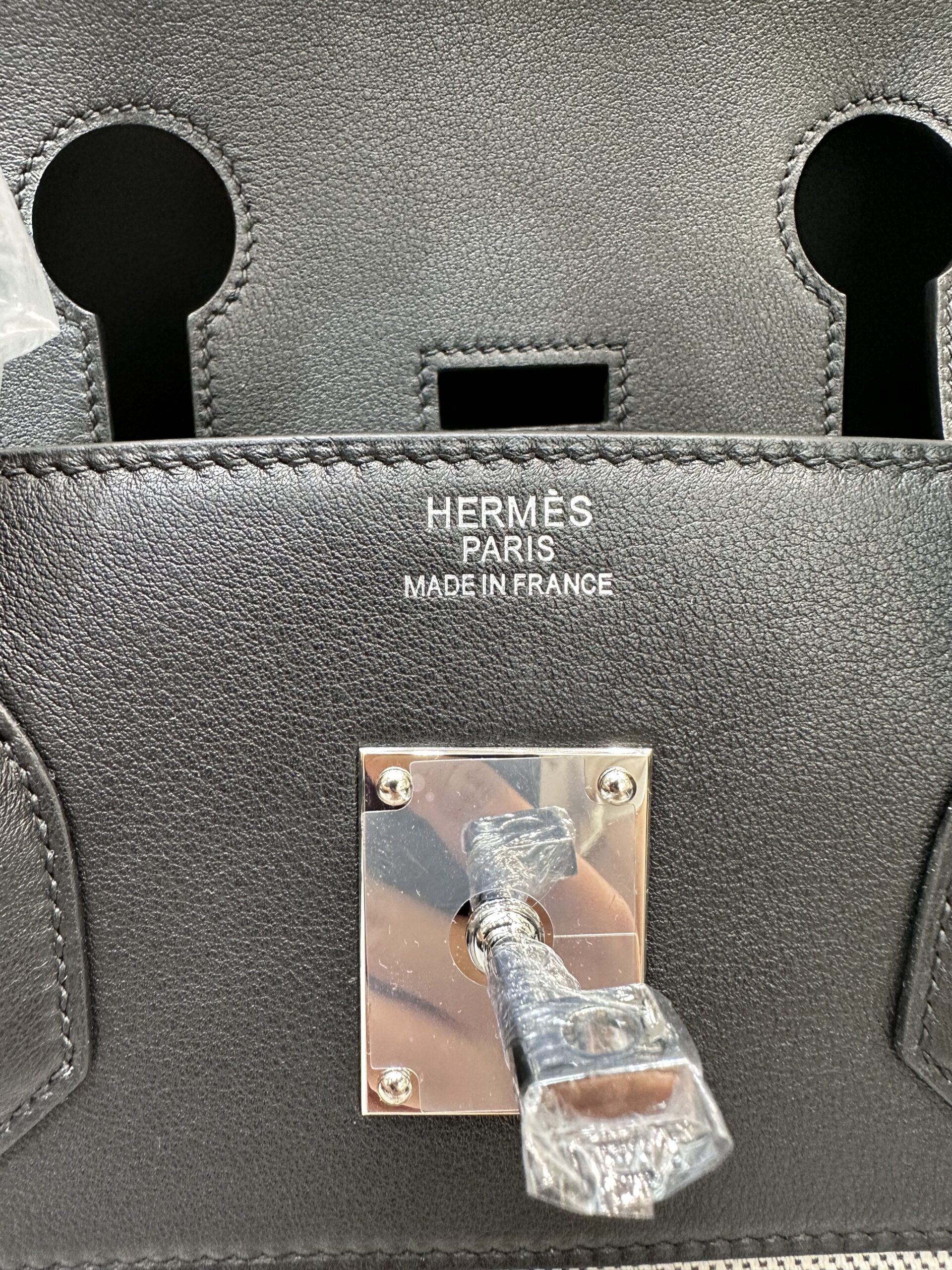 Hermes Birkin Hac 40 Gold Evercolor / Ficelle Toile Bag Palladium Hard –  Mightychic