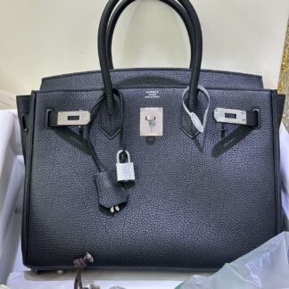 Hermes SAC Birkin 30 Veau Togo Noir Black Palladium Hardware